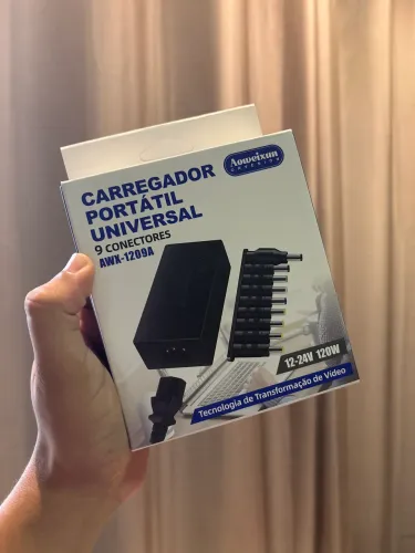 CARREGADOR DE NOTEBOOK UNIVERSAL - FAÇO ENTREGA