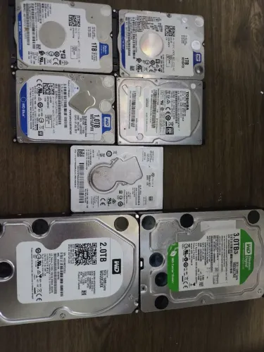 HDs 3tb, 2tb, 1tb