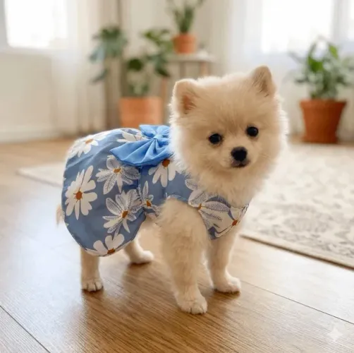 vestidinho cachorro m #novo
