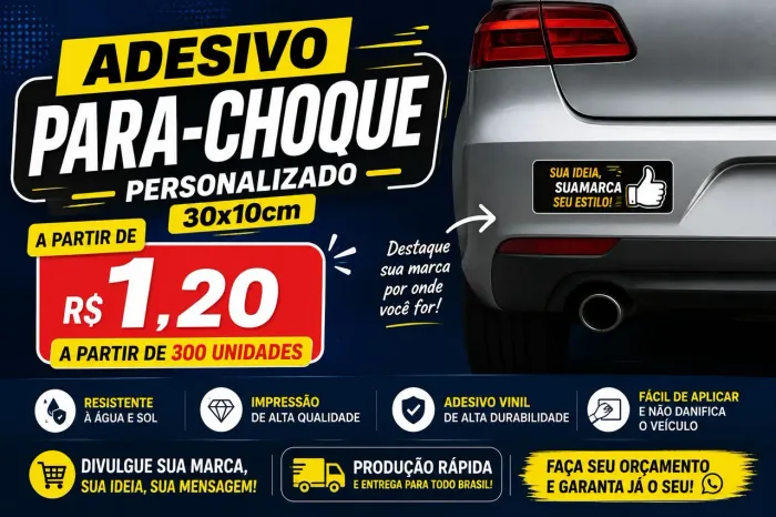 Adesivo Para-choque