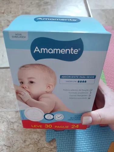 Absorventes para seio amamentação 