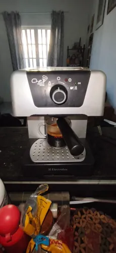 Cafeteira Expresso Electrolux Chef Crema Silver