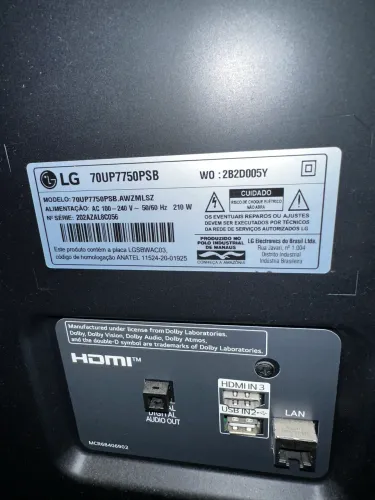 Televisão 75? 4k 
