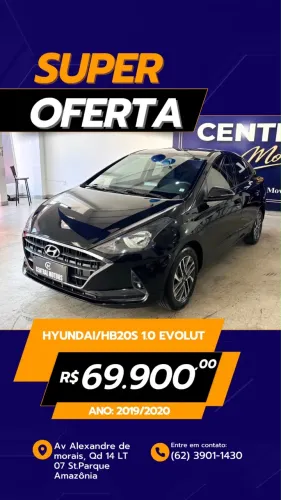 Hyundai HB20S Evolution 1.0 TB Flex 12V AUT 2020