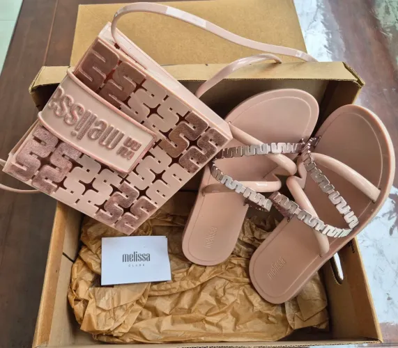 Melissa Kit Rasteira + Bolsa