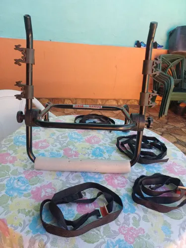 Suporte de bicicleta,usado apenas 1 vez