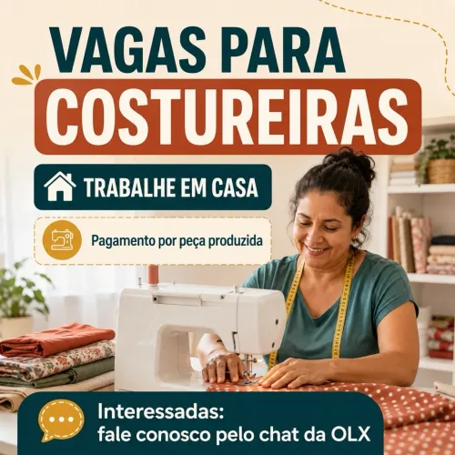 Vaga para costureira