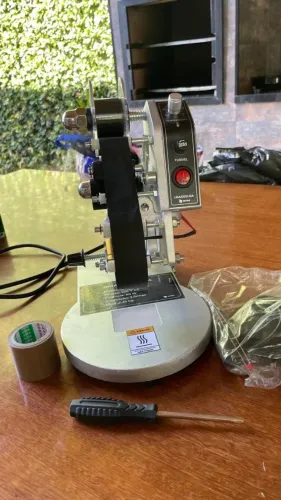 Datador manual (hot stamping - 3 linhas)