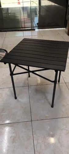 Mesa Camping Praia Pesca Dobrável Com Bolsa Para Transporte 