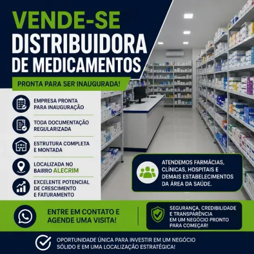 Vende-se distribuidora de Medicamentos