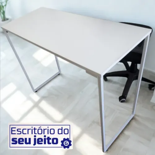 Mesa de Escritório NOVA Multiuso Estilo Industrial para Notebook Computador Estudo Birô