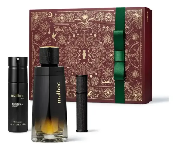 Kit Presente Natal Malbec Gold (3 Itens) 2026