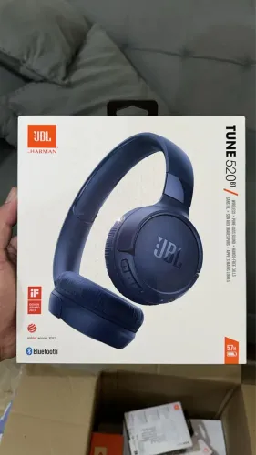 Fone JBL Tune 520 Bluetooth - Azul