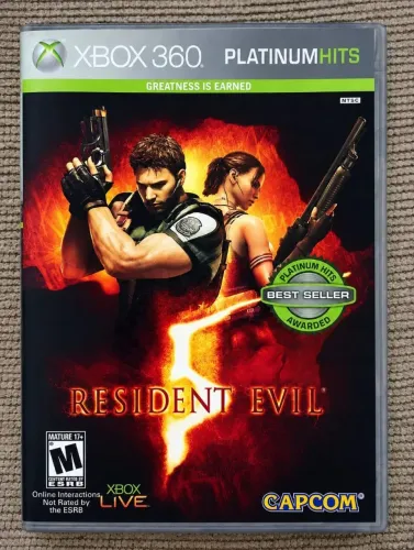 Resident Evil 5 Platinum Hits - Xbox 360 Original