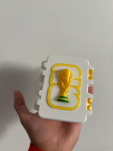 Porta figurinha copa do mundo 