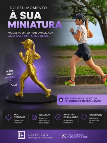 Modelagem 3d - Seu momento eternizado.