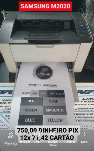Impressora Samsung M2020+ Garantia Loja