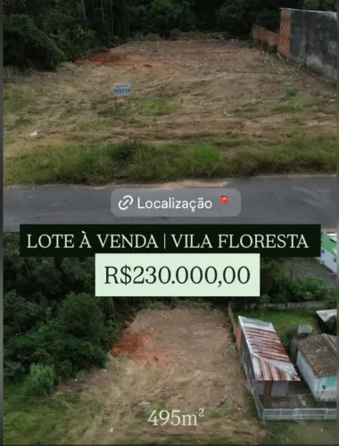 TERRENO 495 m² À VENDA - VILA FLORESTA II - CRICIÚMA/SC