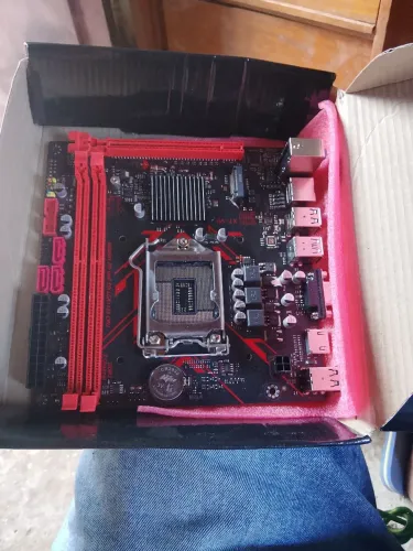 Placa mãe b75 mas cooler kit