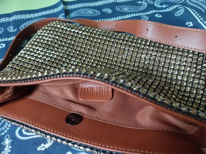 Bolsa Brilho Santa Lolla