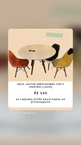 MESA JANTAR ABRACADABRA 120CM
