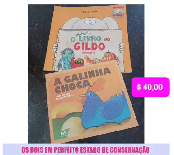 LIVRO do Gildo e Galinha Choca Infantil