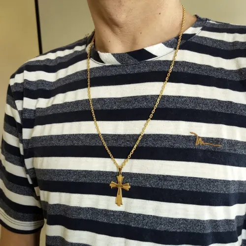 Corrente banhada a ouro 18k 