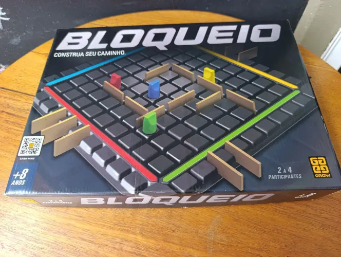 BLOQUEIO JOGO TABULEIRO GROW. ZERADO! BOARD GAME. 