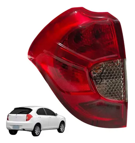 Lanterna Traseira Jac J3 2010 A 2014 Esquerdo Com Detalhes Esquerdo/motorista Vermelho
