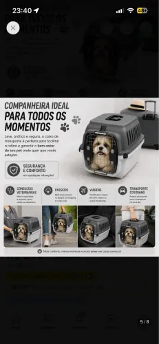 CAIXA TRANSPORTE PET GULLIVER