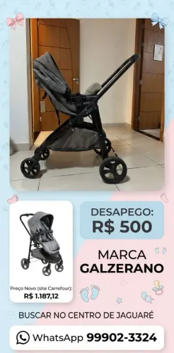 Carrinho de bebê Galzerano