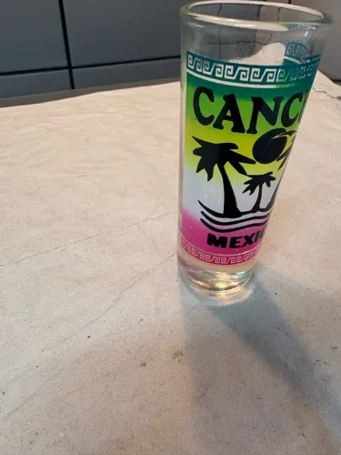 Copo de shot alto Cancún México
