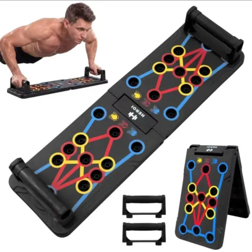 Prancha de Flexão Para Treino de Peito, Ombro e Costas, Treino em Casa
