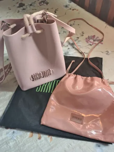Combo de Bolsas Santa Lolla Originais ( Nude e Marrom)