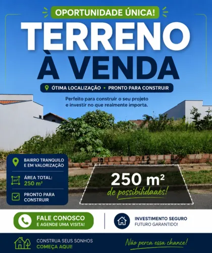 Vendo Terreno Loteamento Terra Jardim Uberaba