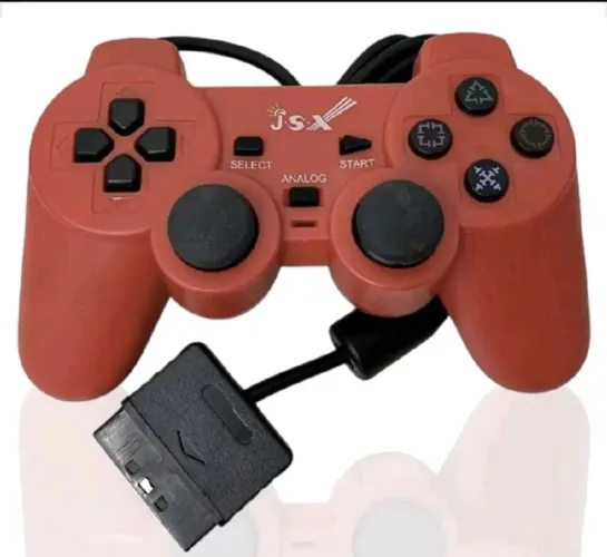 Controle analógico o com fio para ps2 ( compatível)