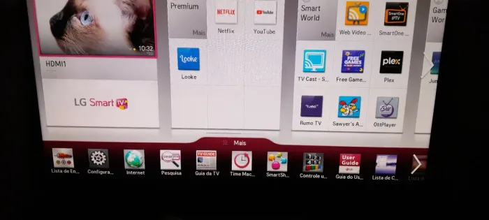 Vendo tv smart lg com pezinho ,controle e cromecast funcionando perfeitamente