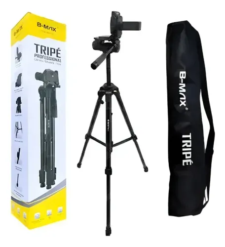 Tripé Profissional B-max Bmg-69 Câmera Celular