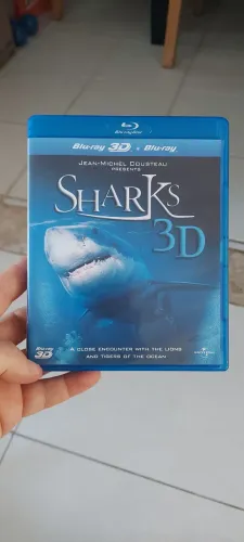 Blue Rsy 3 D + Blue Ray Sharks 3D Jean Michel original 