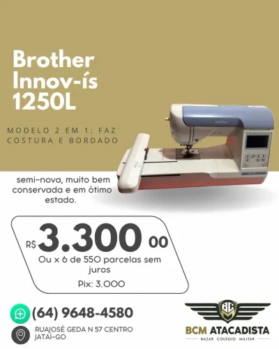 Maquina de Costura de Bordado