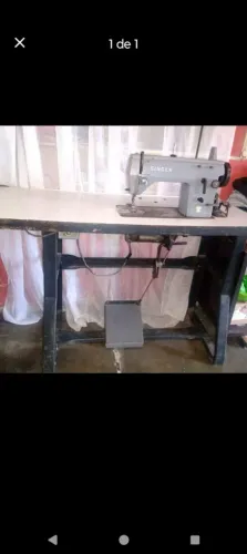 Máquina de costura reta industrial e Zig Zag