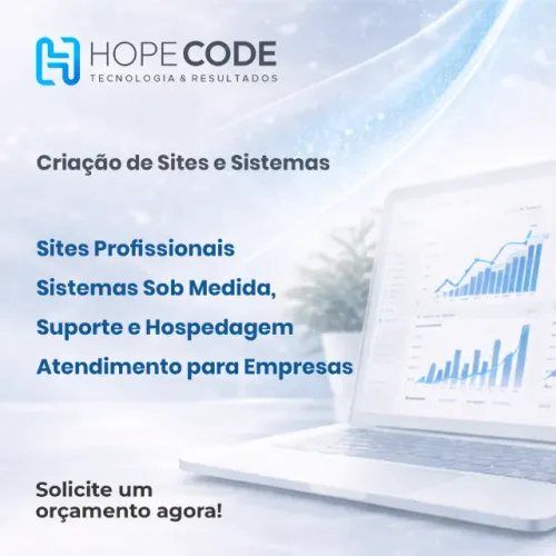 Desenvolvo Sites, Sistemas e Apps Sob Medida 
