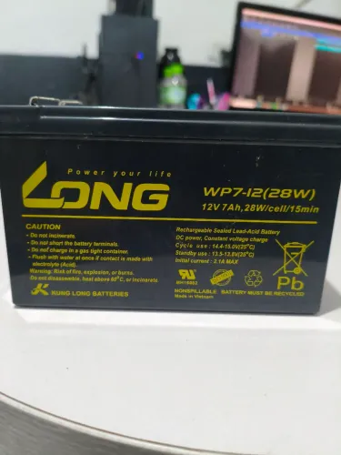 BATERIA LONG MODELO: WP7-12(28W)<br>: WP7-12(28<br>MODELO: WP7-12(28W)