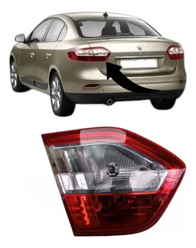 Lanterna Traseira Esquerda Fluence 2011 2014 Orig Esquerdo Não Informado