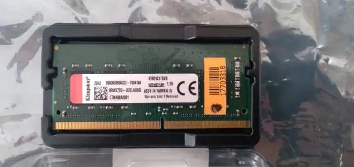 Memória RAM Kingston 8GB DDR4 2400MHz para Notebook