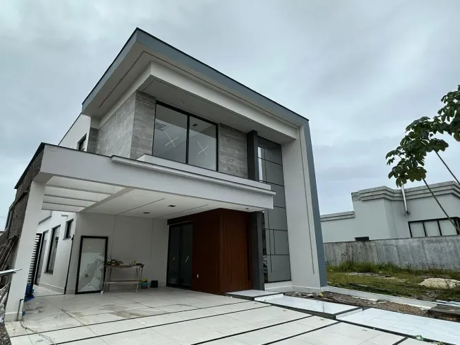 CASA DUPLEX 4 SUITES, MOSAICO PONTA NEGRA, 260M² EDIFICADO, PISCINA, CASA DE ALTO PADRÃO