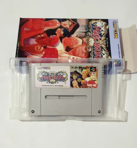 MAGIC SWORD ORIGINAL NA CAIXA PARA SNES SUPER FAMICOM SUPER NINTENDO
