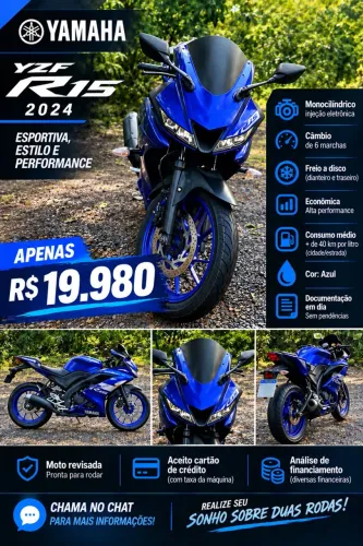 R15 Yamaha YZF Abs 2024 revisada