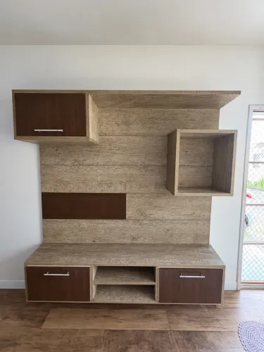 ? ESTANTE / PAINEL PARA TV EM MDF 25MM | GRANDE E SUPER CONSERVADA ?