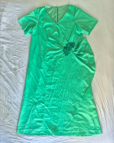 Vestido de Gala Verde Claro